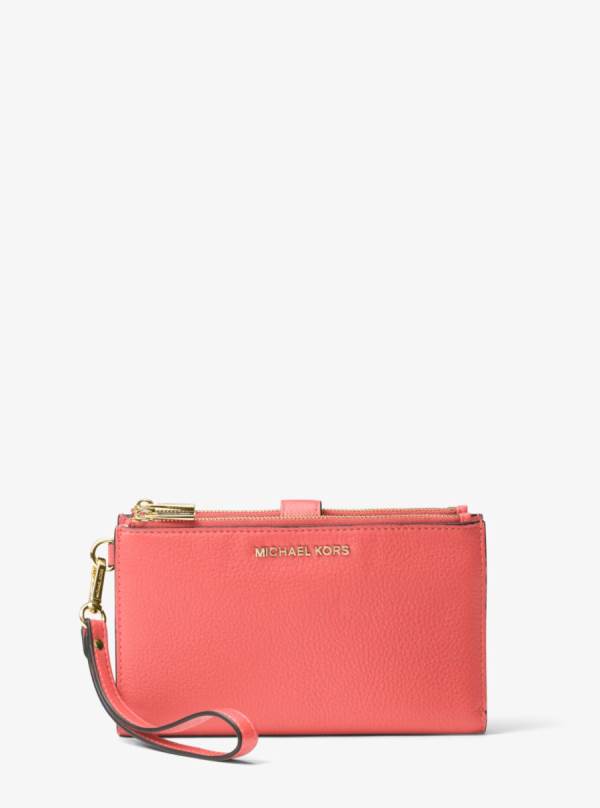 Damske Penazenky Michael Kors Adele Leather Smartphone Ruzove Nachový - Doplnky Michael Kors Akcia | JAQUN-4851